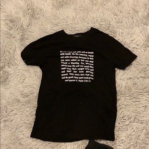 forever 21 bible verse tee